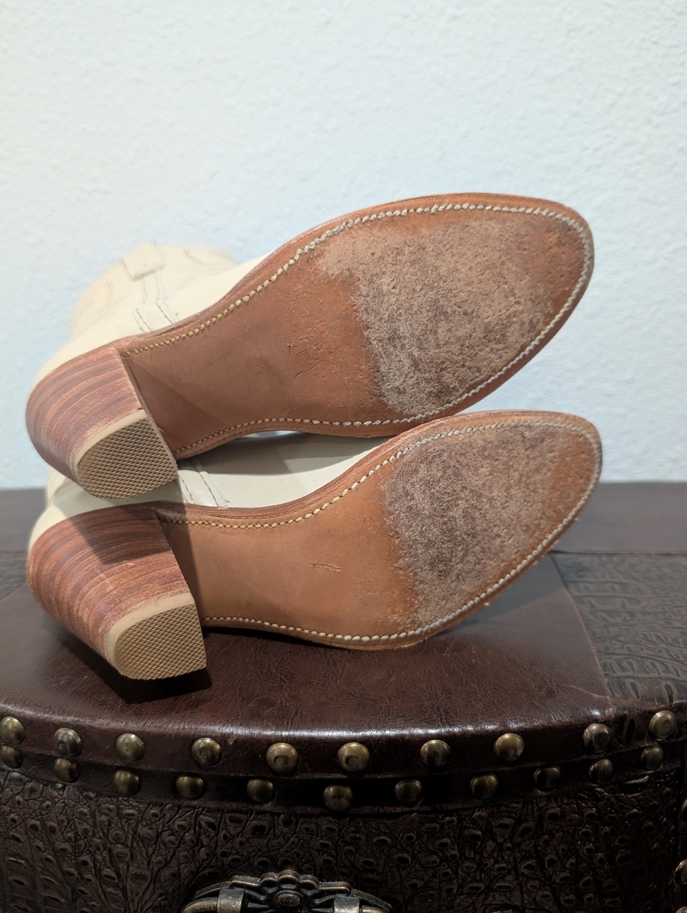 VINTAGE 70s/80s: Frye Western Boots Size 7 - Picture 8 of 16